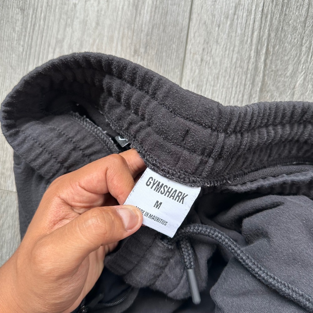 Gymshark Black Joggers Sweatpants Size M womens zip ankles and pockets - Picture 7 of 7